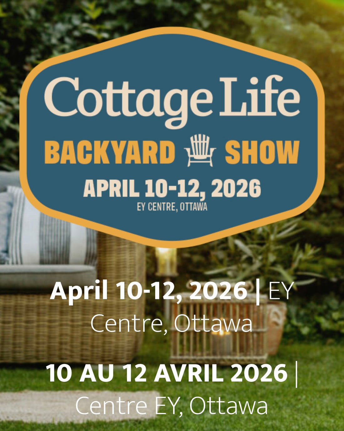 Join us at Ottawa Cottage Show April 10-12, 2026!